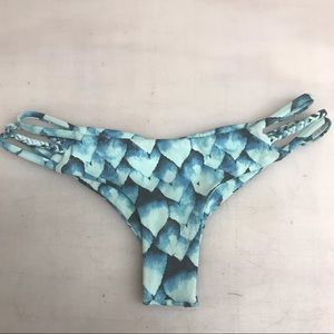 Midori Small cheeky agave bikini bottom blue sexy
